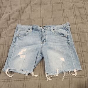 Mossimo Supply Co. Distressed "Boyfriend Style" Denim Shorts Size 10!